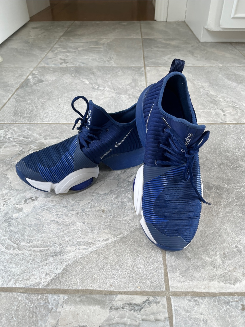 Nike Air Zoom Superrep Men's Deep Navy Blue Athletic Training Sneakers